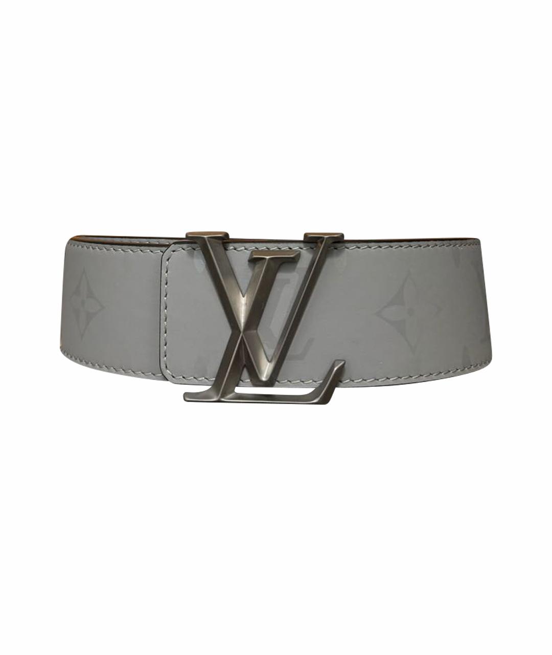LOUIS VUITTON Черный кожаный ремень, фото 1