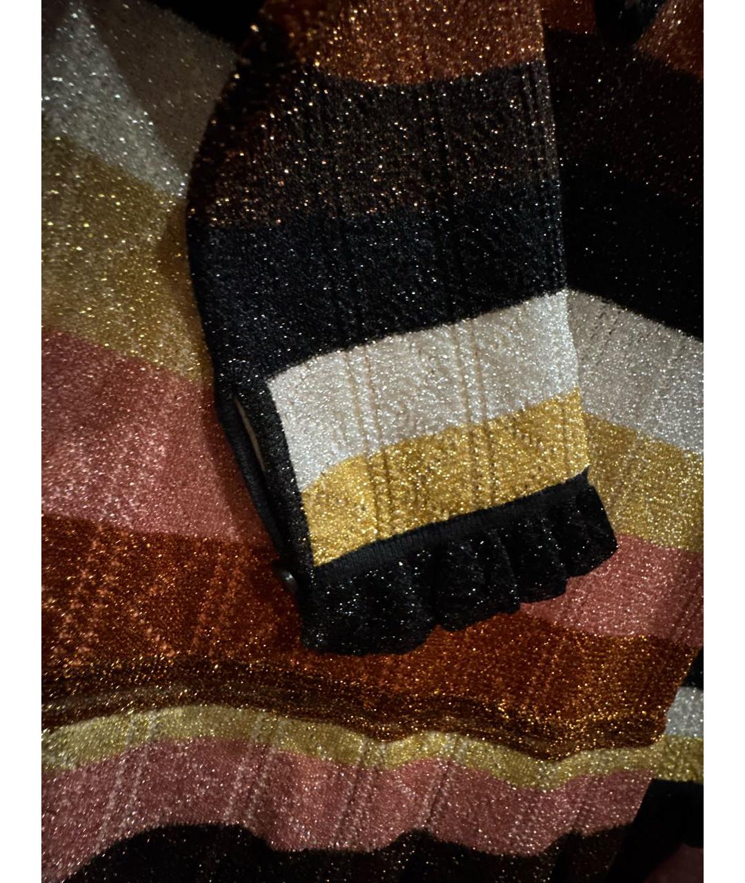 FENDI Мульти шерстяное повседневное платье, фото 8