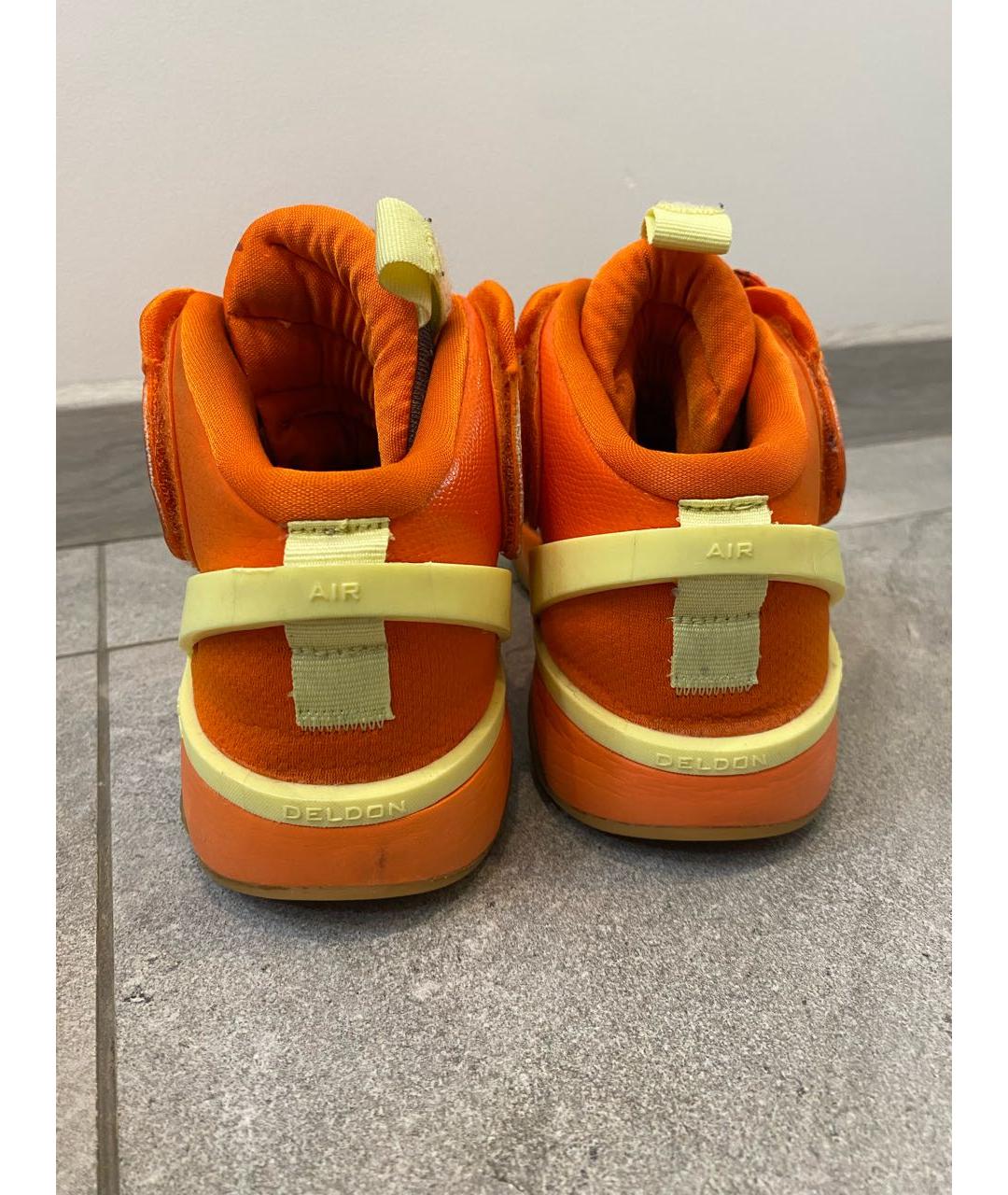 NIKE Оранжевые высокие кроссовки / кеды, фото 2