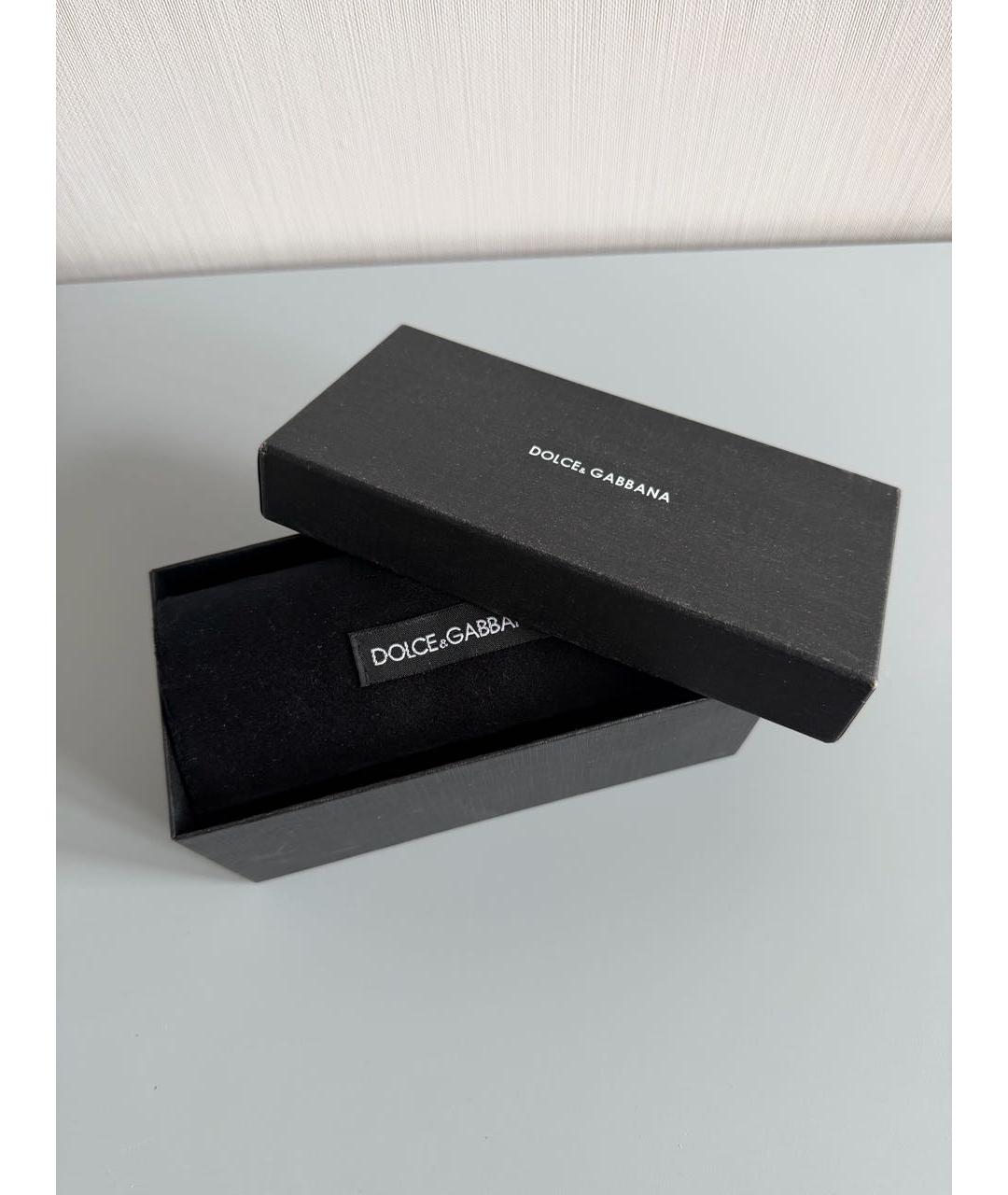 DOLCE&GABBANA Черные пластиковые солнцезащитные очки, фото 4