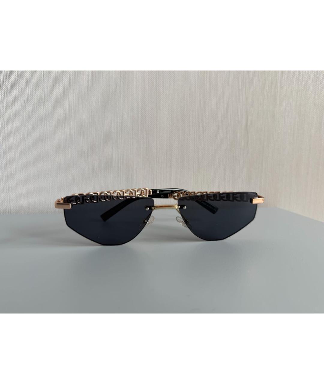 DOLCE&GABBANA Черные пластиковые солнцезащитные очки, фото 7