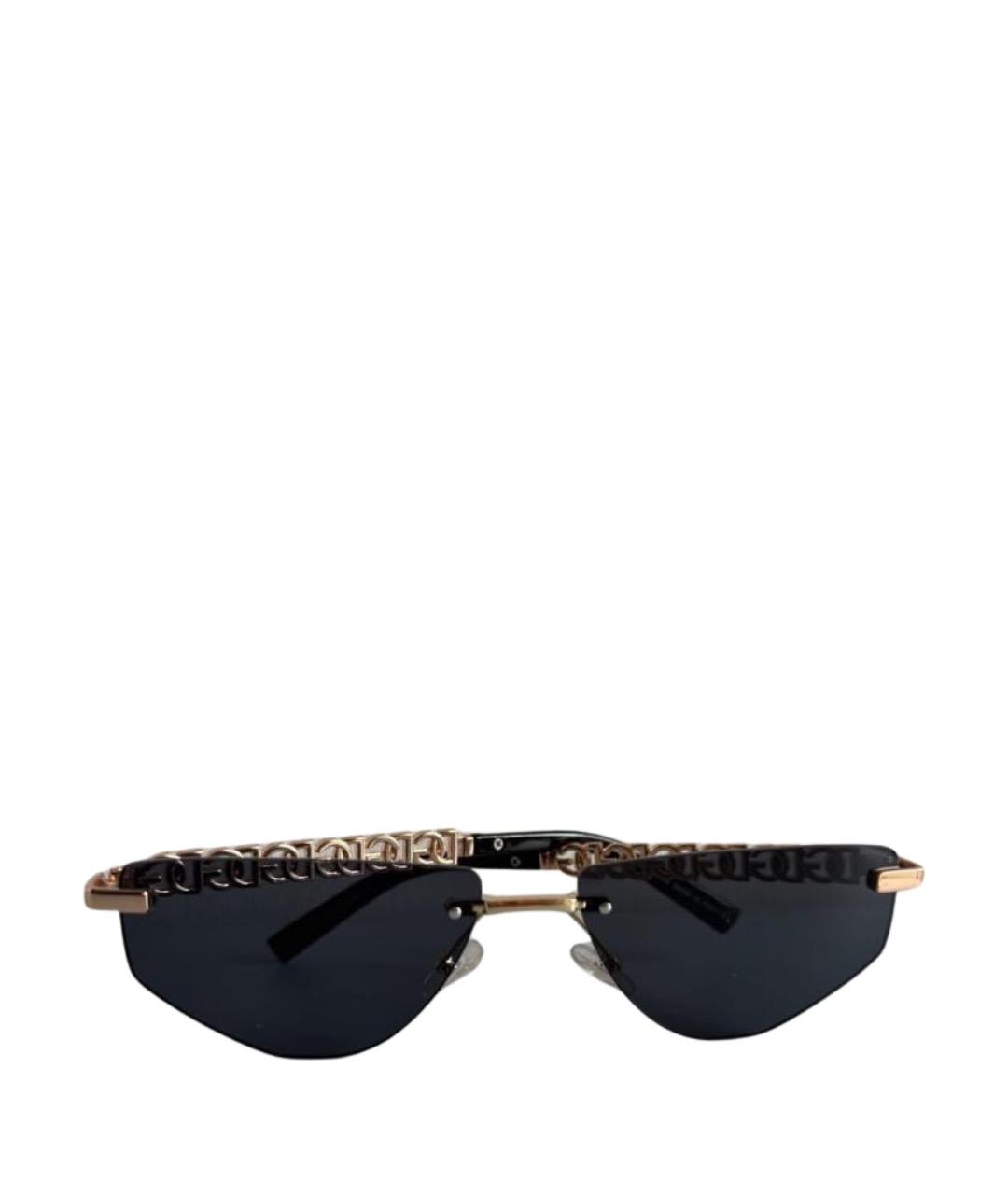DOLCE&GABBANA Черные пластиковые солнцезащитные очки, фото 1