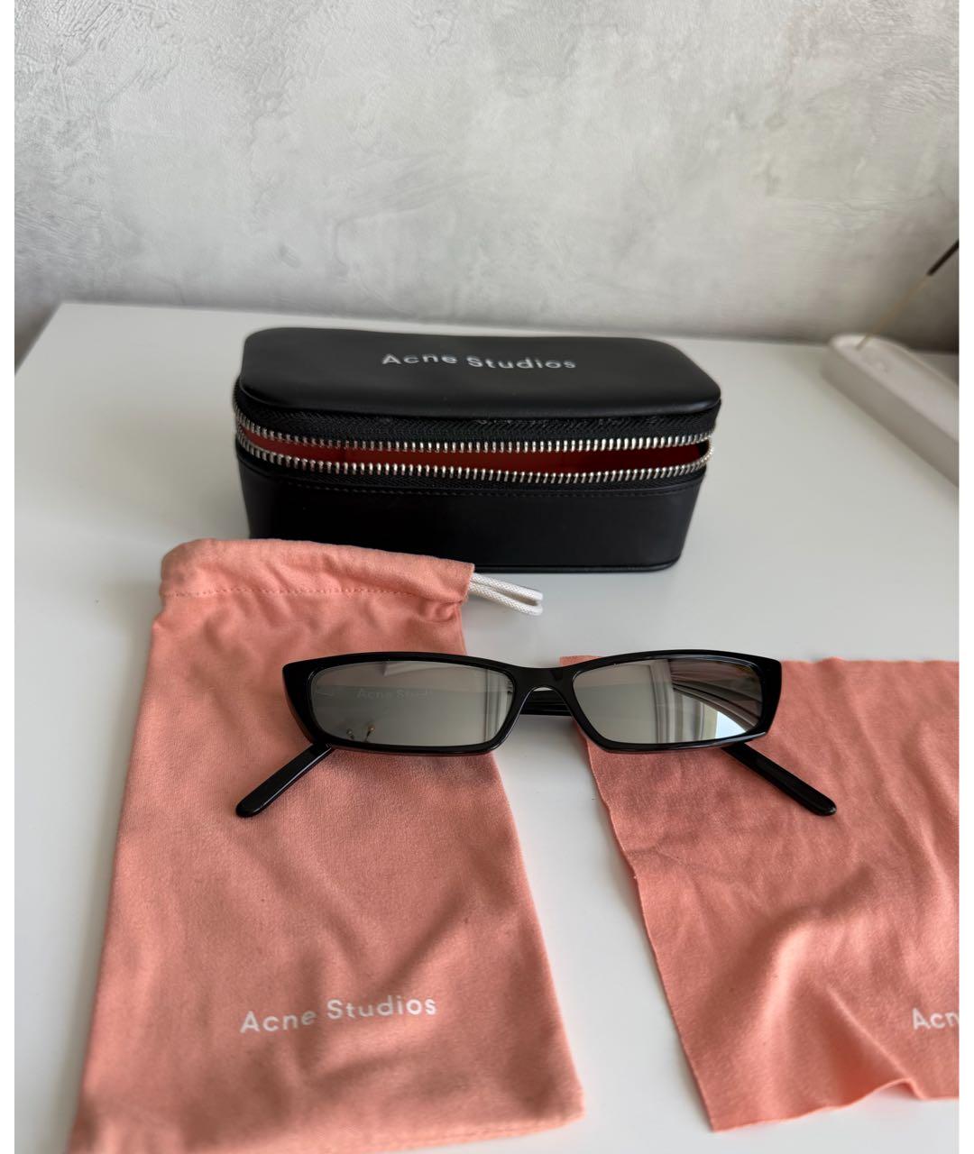 ACNE STUDIOS Черные пластиковые солнцезащитные очки, фото 9