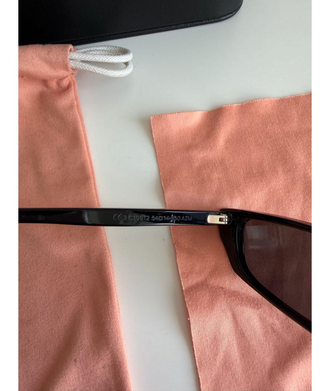 ACNE STUDIOS Черные пластиковые солнцезащитные очки, фото 7
