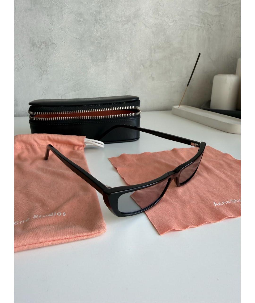 ACNE STUDIOS Черные пластиковые солнцезащитные очки, фото 2
