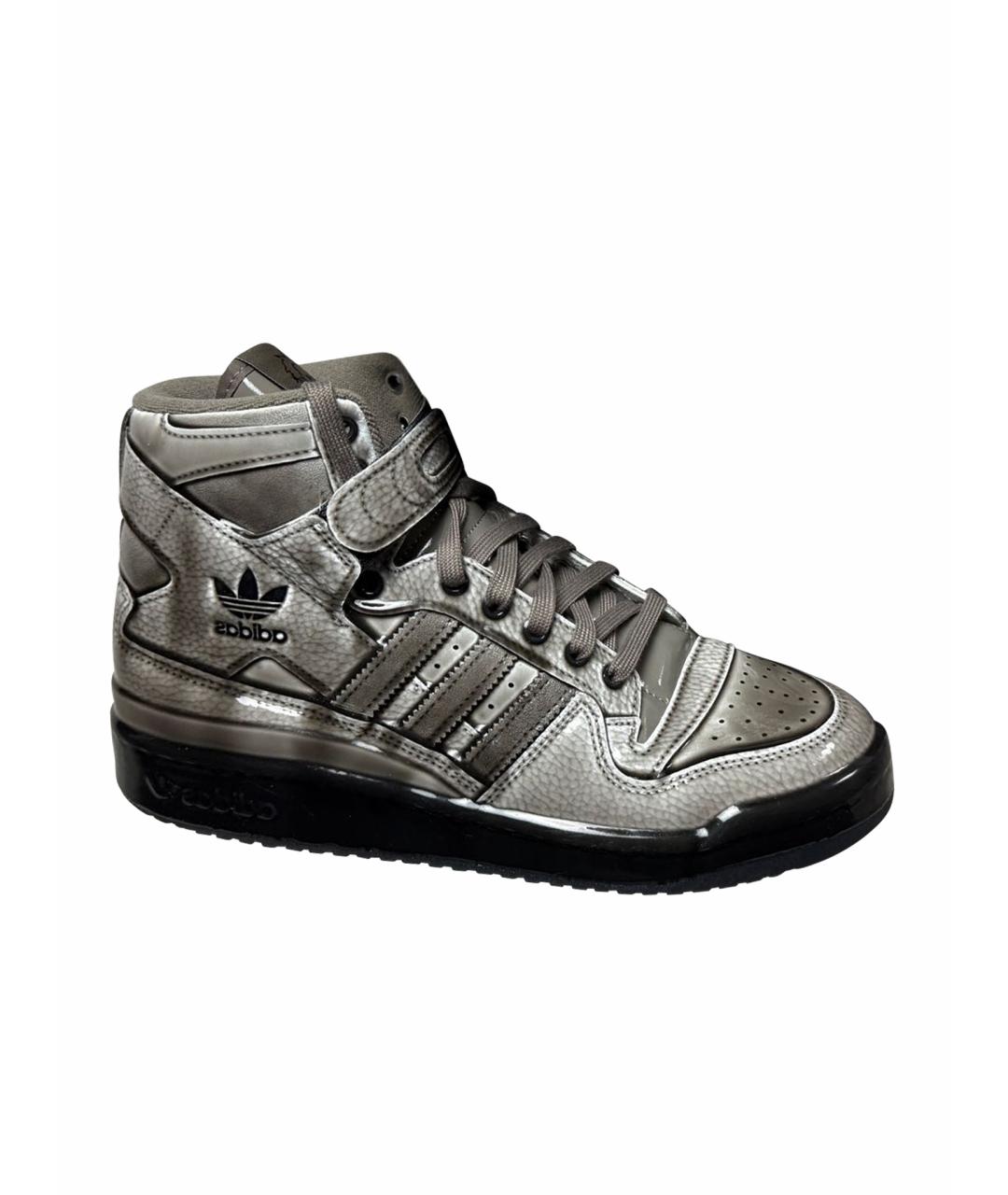 ADIDAS Антрацитовые высокие кроссовки / кеды, фото 1