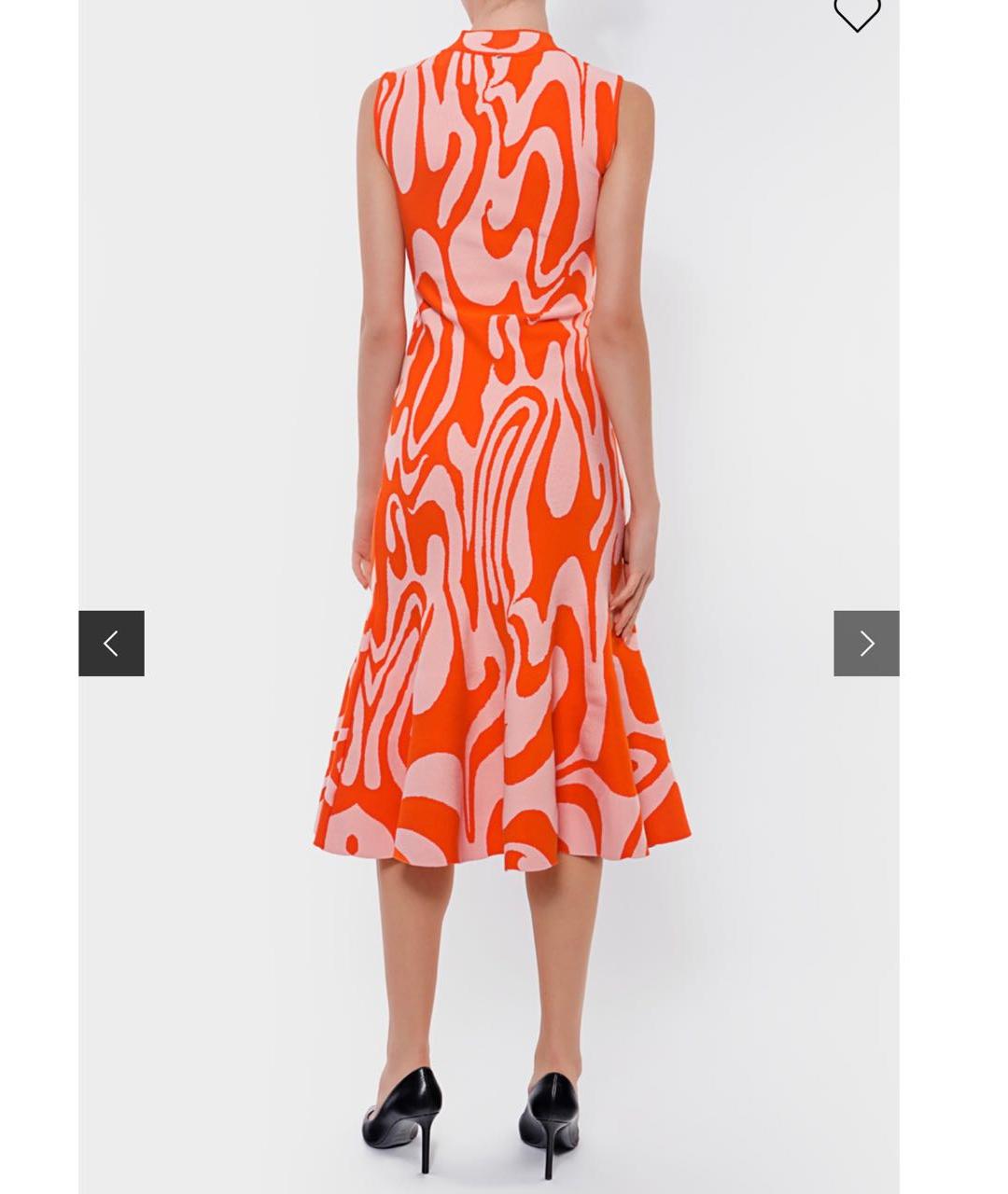 SPORTMAX Розовое вискозное платье, фото 6