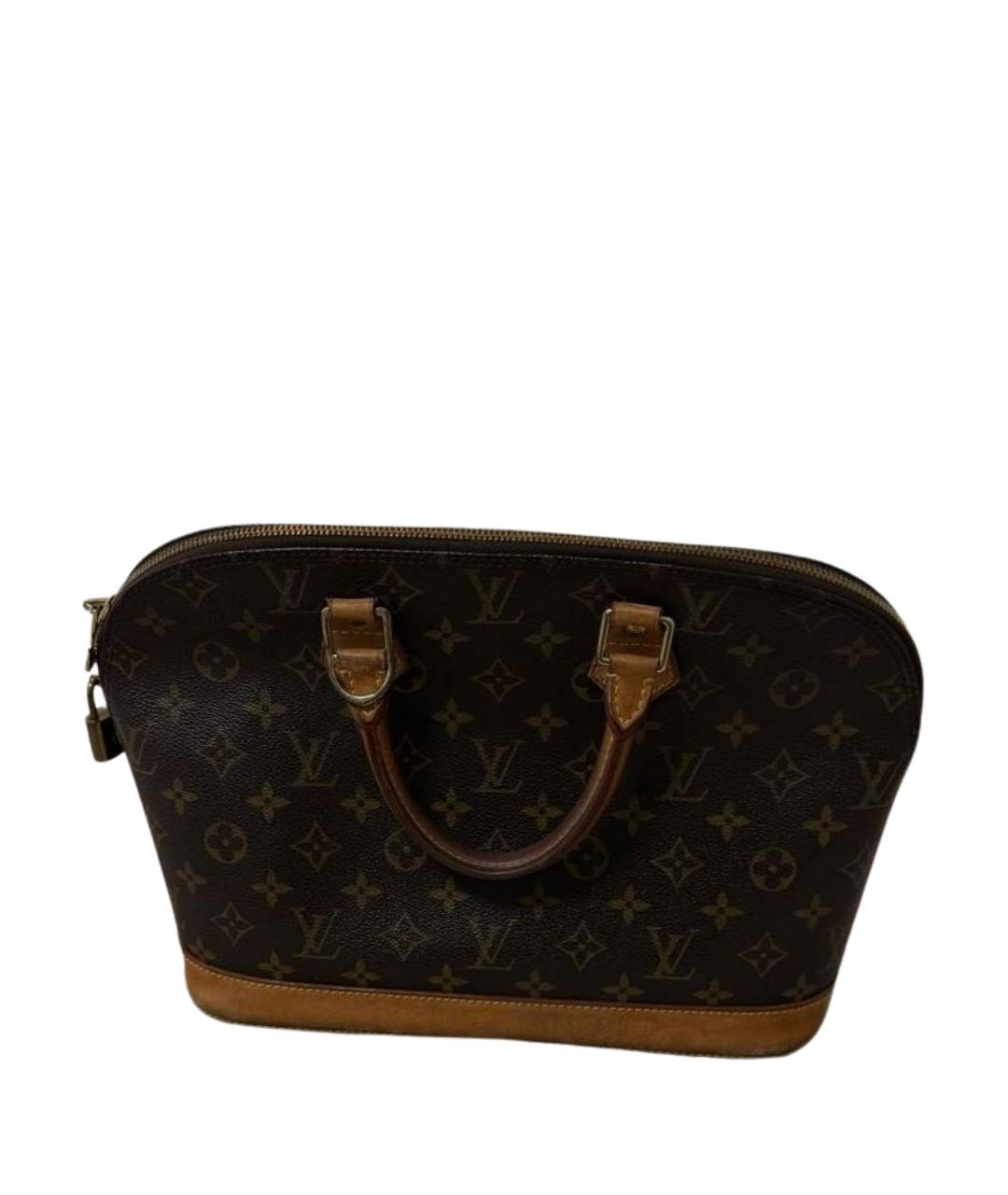 LOUIS VUITTON Коричневая сумка с короткими ручками, фото 1