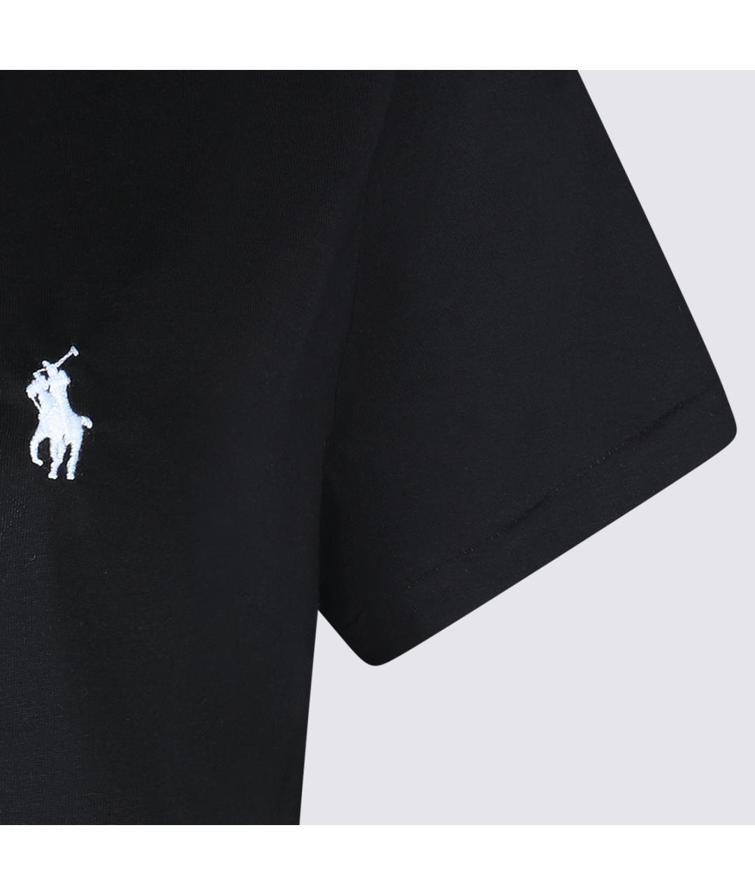 POLO RALPH LAUREN Черная хлопковая футболка, фото 3