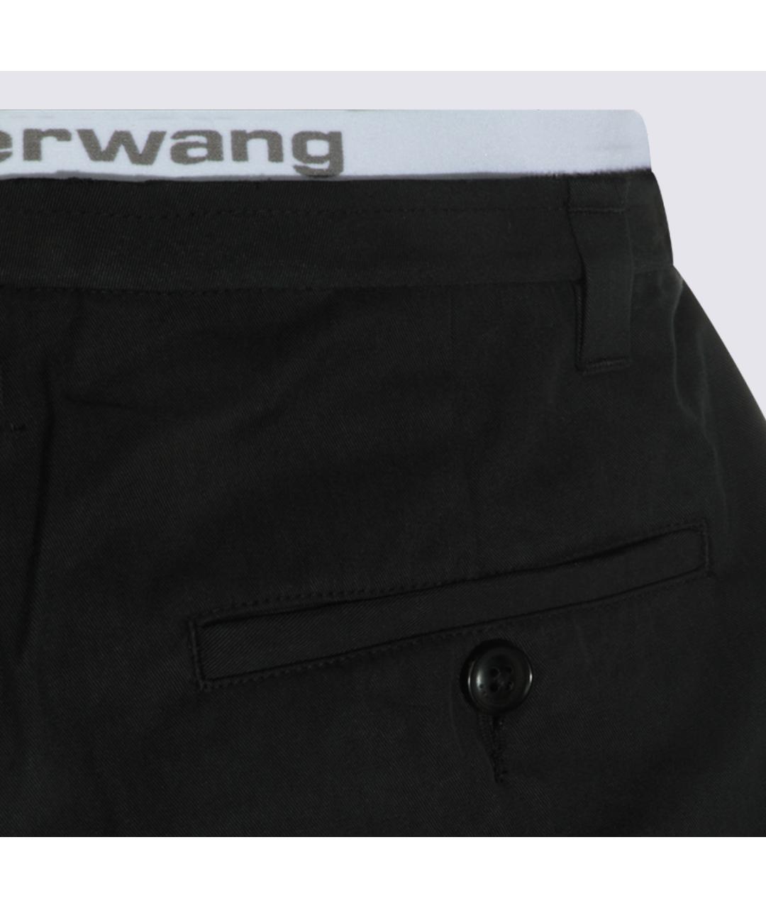ALEXANDER WANG Черные хлопковые шорты, фото 4