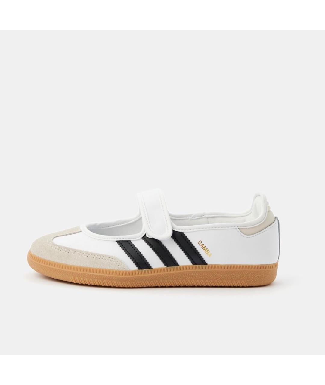 ADIDAS Белые кожаные кроссовки, фото 8