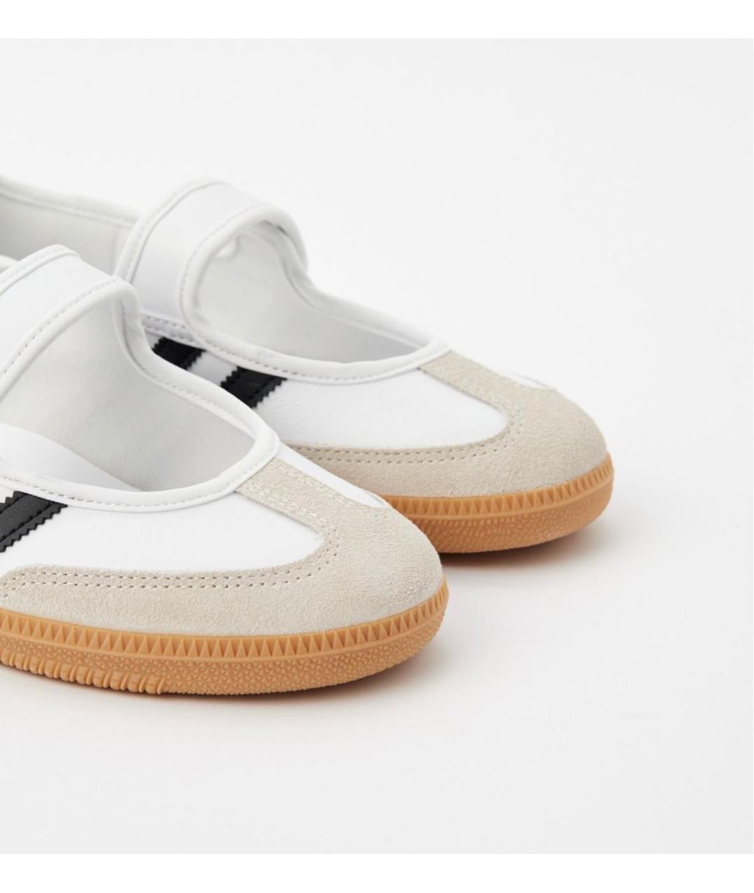 ADIDAS Белые кожаные кроссовки, фото 3
