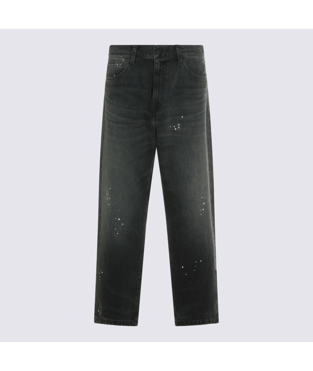 CARHARTT WIP Черные хлопковые прямые джинсы, фото 3