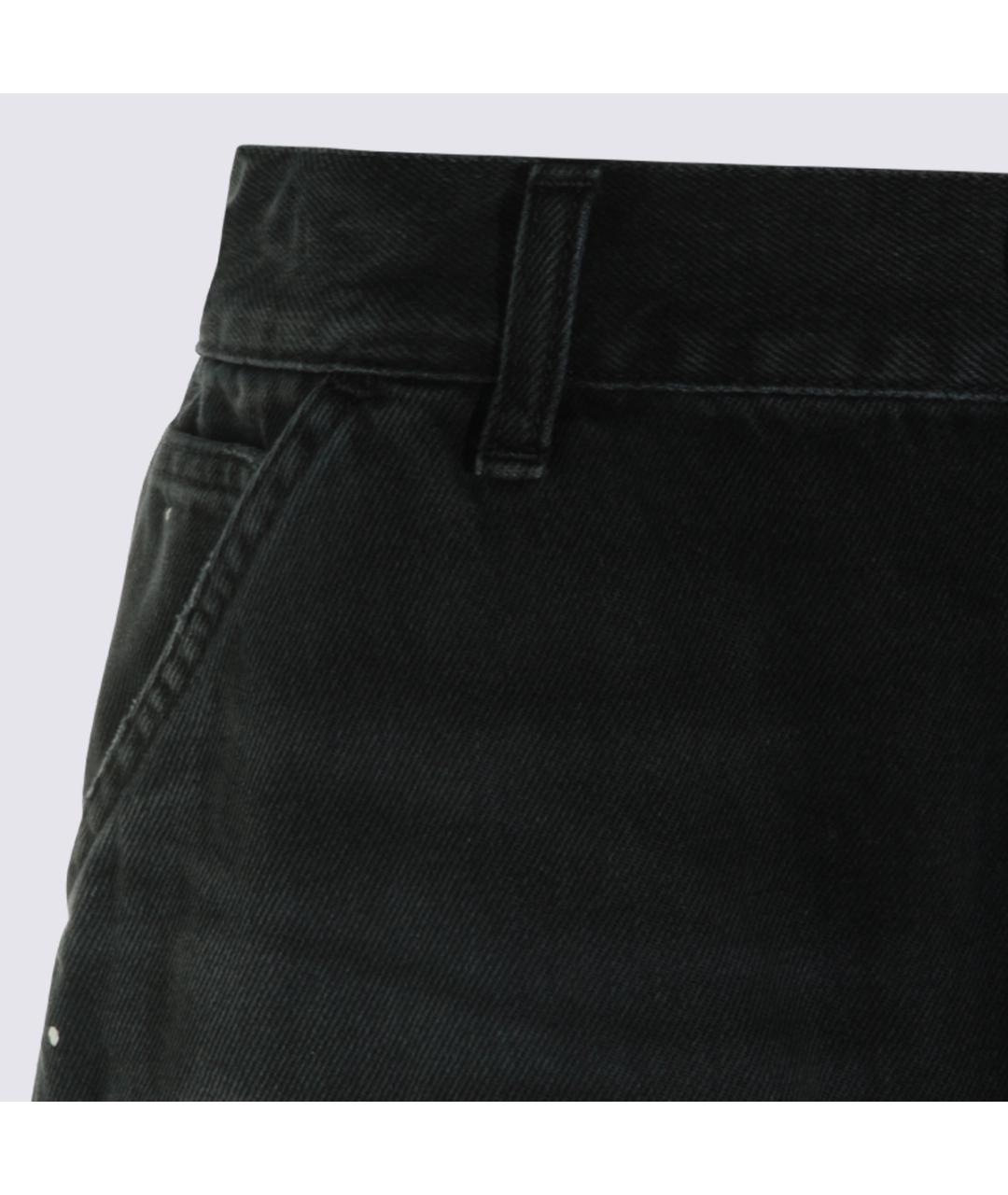 CARHARTT WIP Черная хлопковая юбка мини, фото 3