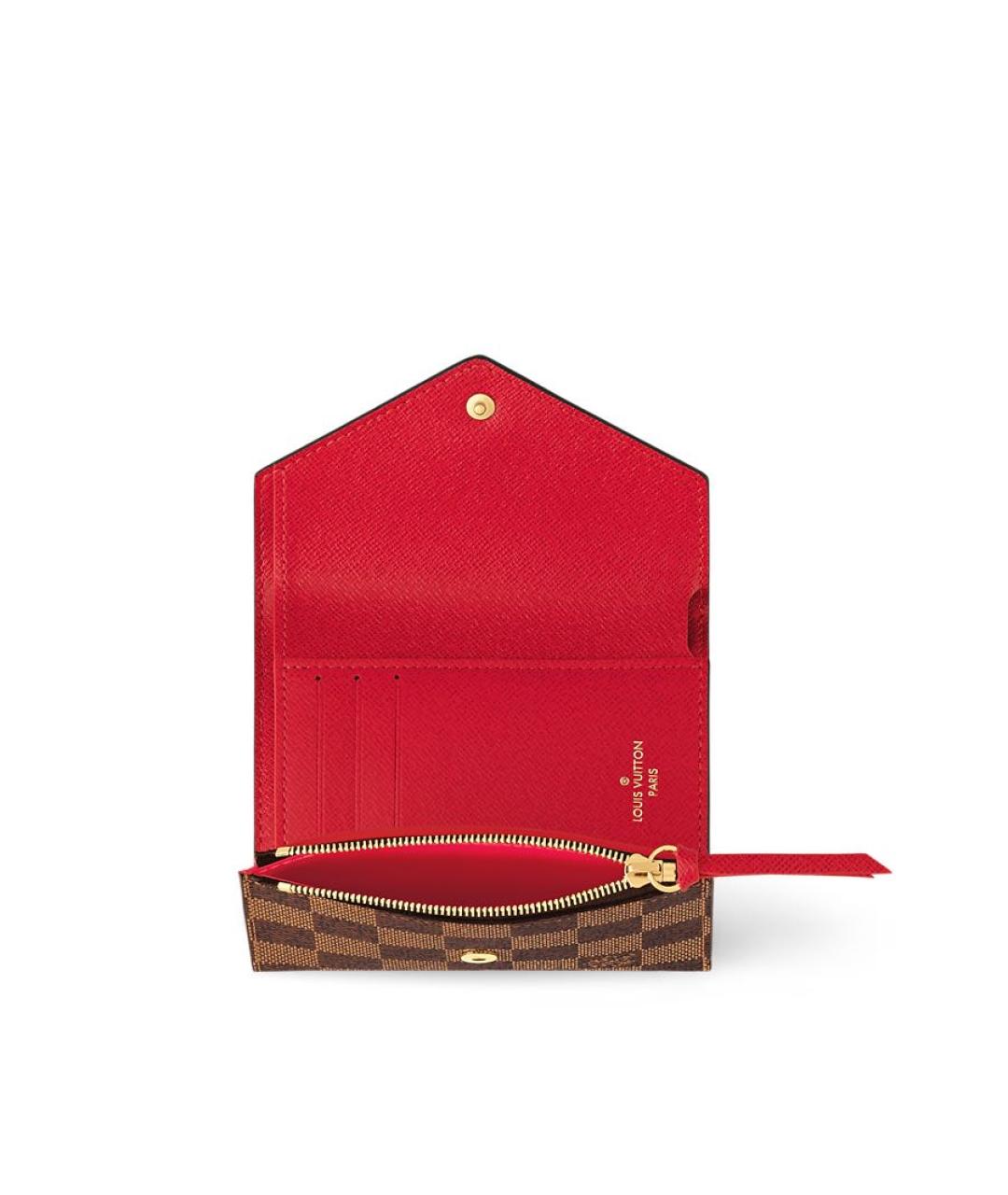 LOUIS VUITTON Коричневый кошелек, фото 2