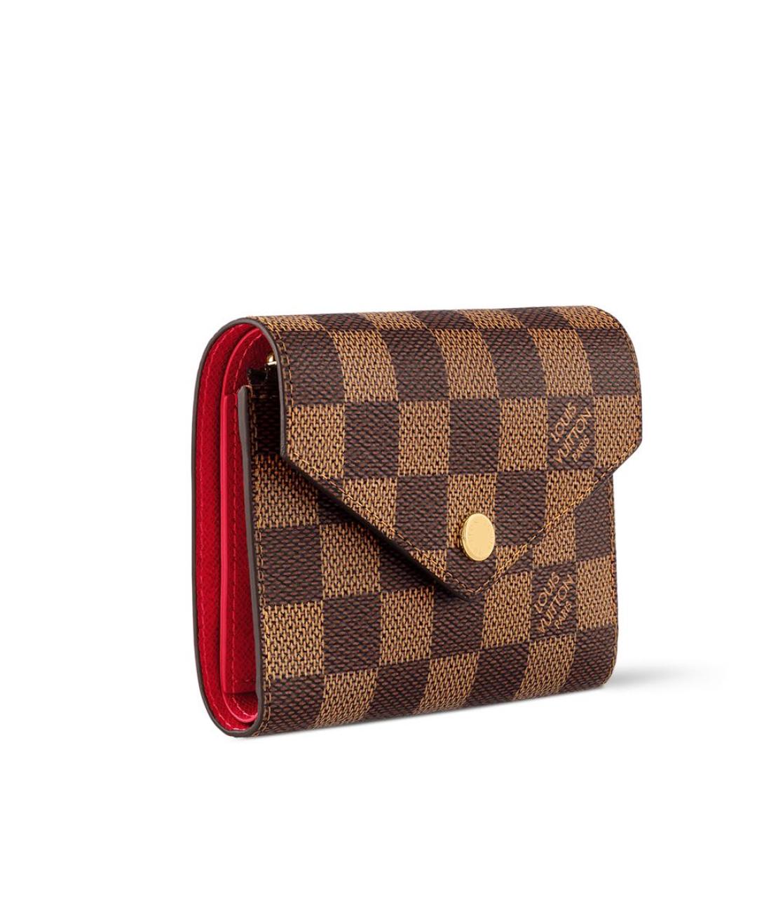 LOUIS VUITTON Коричневый кошелек, фото 3