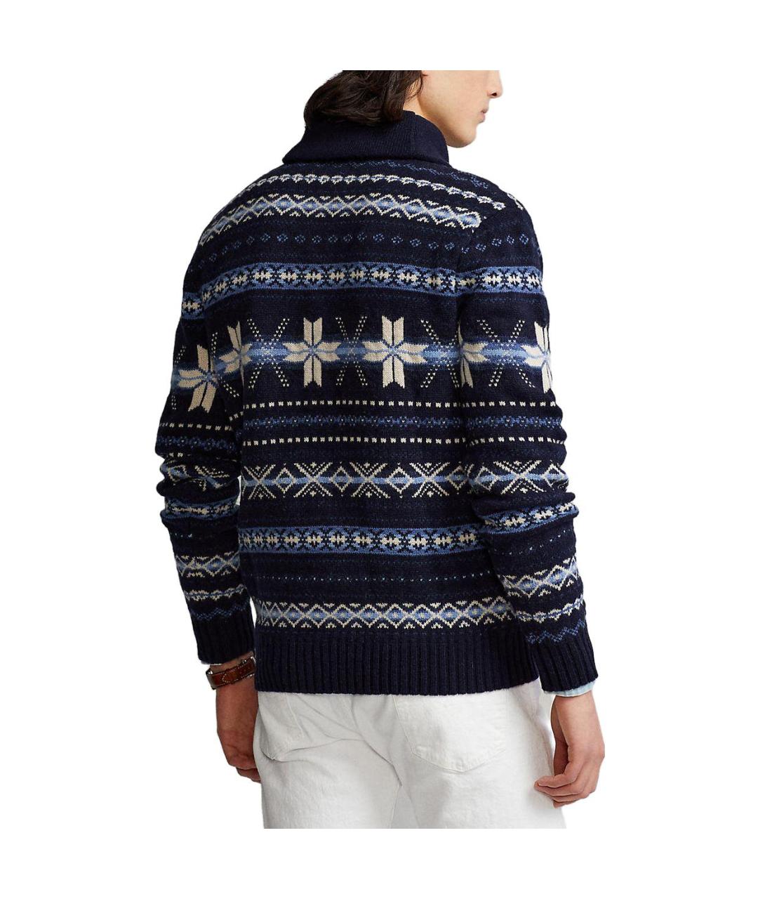 POLO RALPH LAUREN Темно-синий джемпер / свитер, фото 4