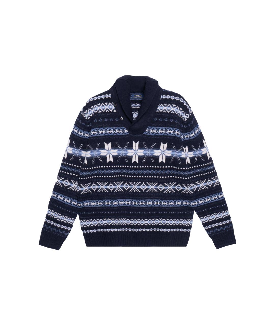 POLO RALPH LAUREN Темно-синий джемпер / свитер, фото 6