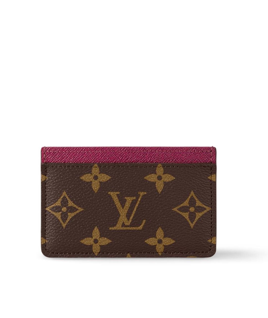 LOUIS VUITTON Коричневый кардхолдер, фото 5