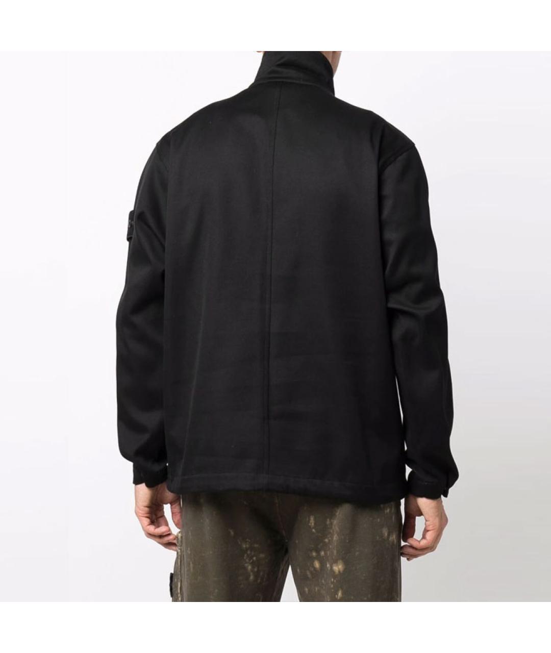 STONE ISLAND Черная куртка, фото 5