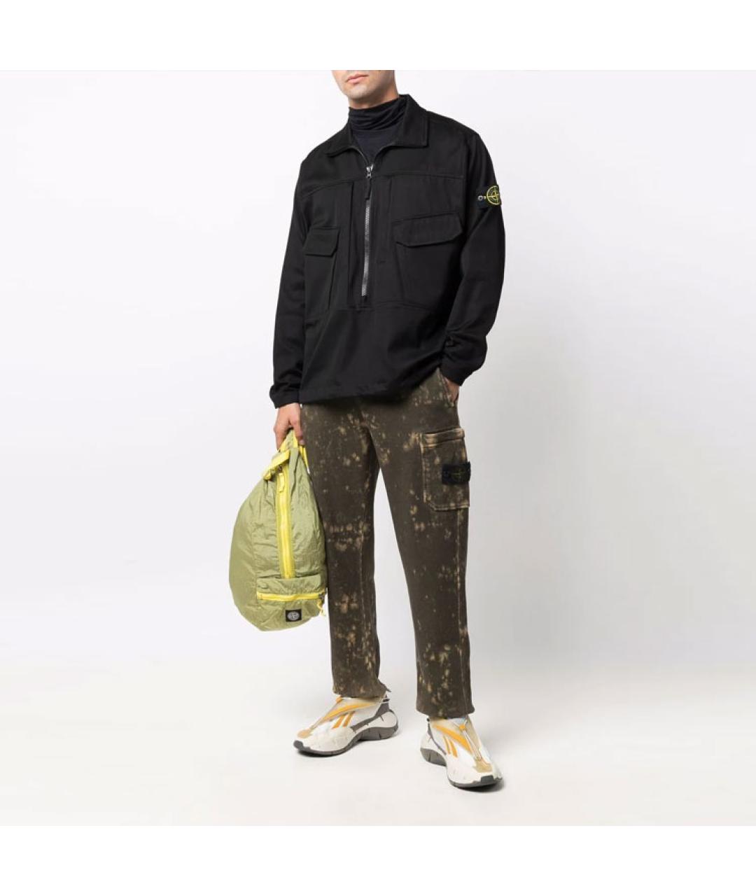 STONE ISLAND Черная куртка, фото 2