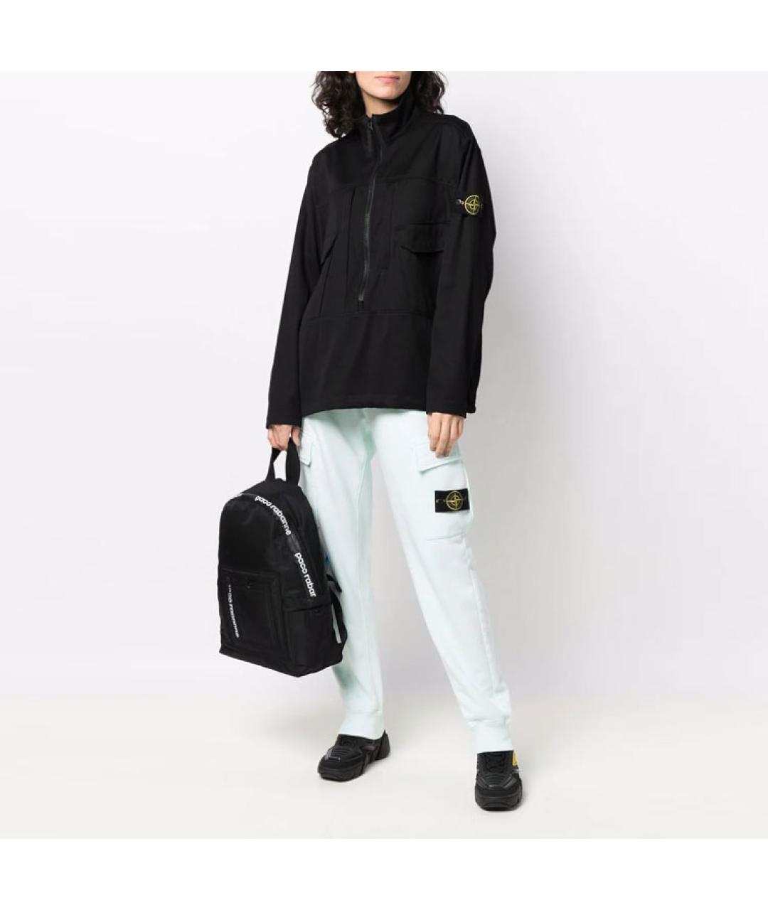 STONE ISLAND Черная куртка, фото 3