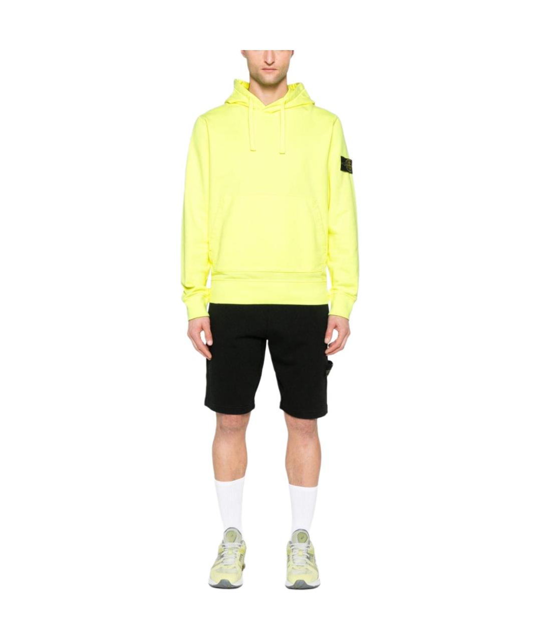 STONE ISLAND Черные шорты, фото 2