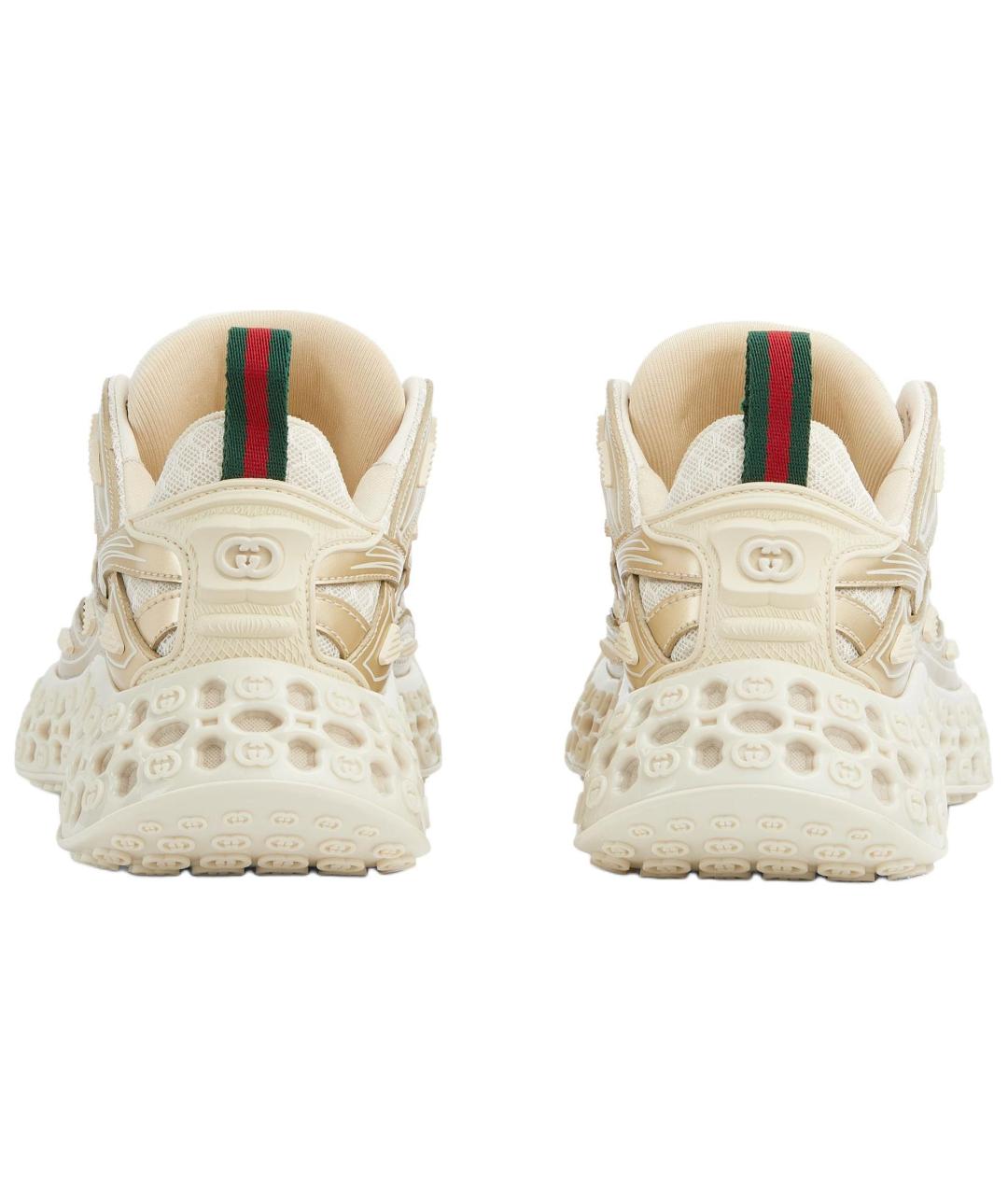 GUCCI Бежевые кроссовки, фото 5