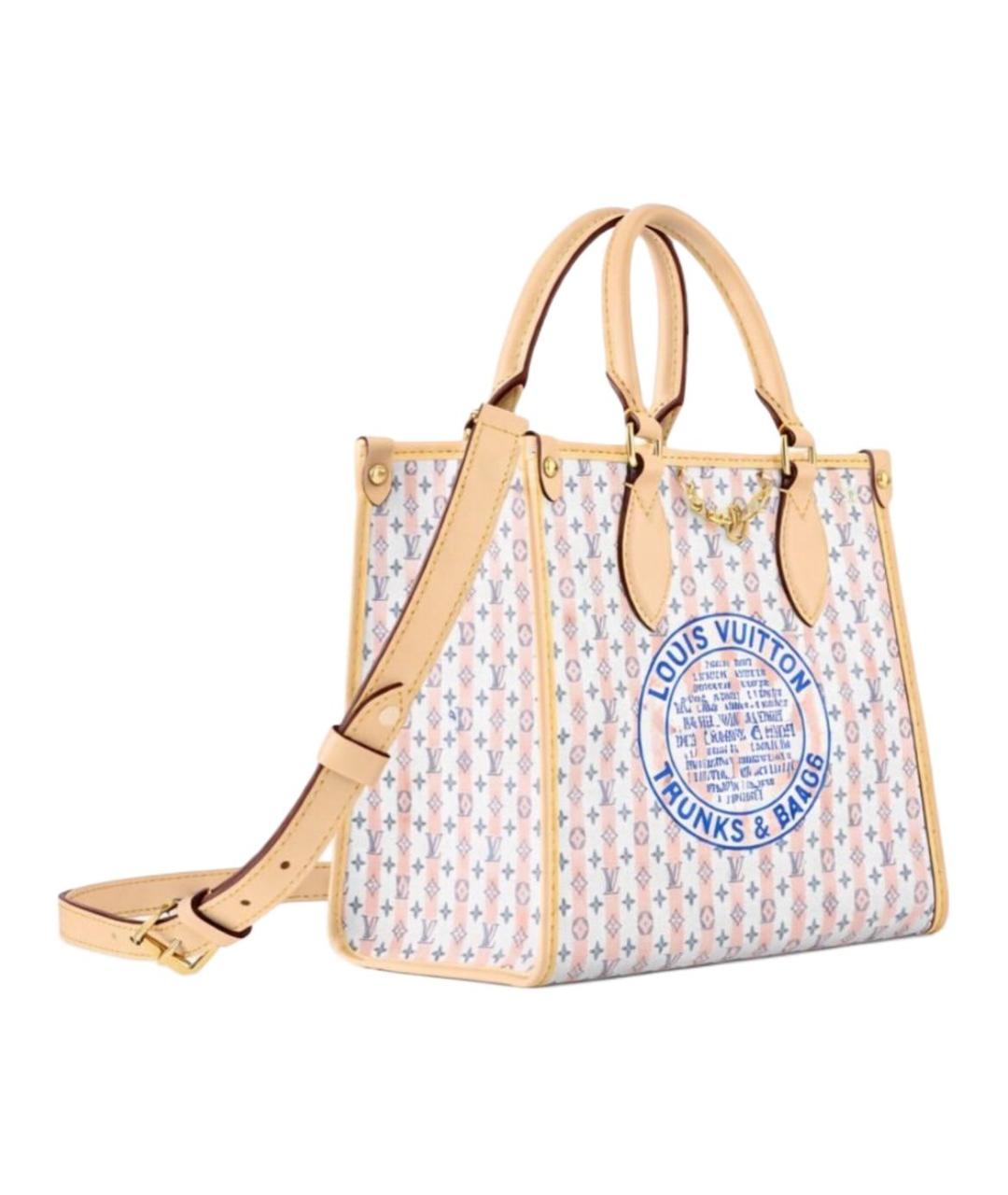 LOUIS VUITTON Розовая канва сумка через плечо, фото 2