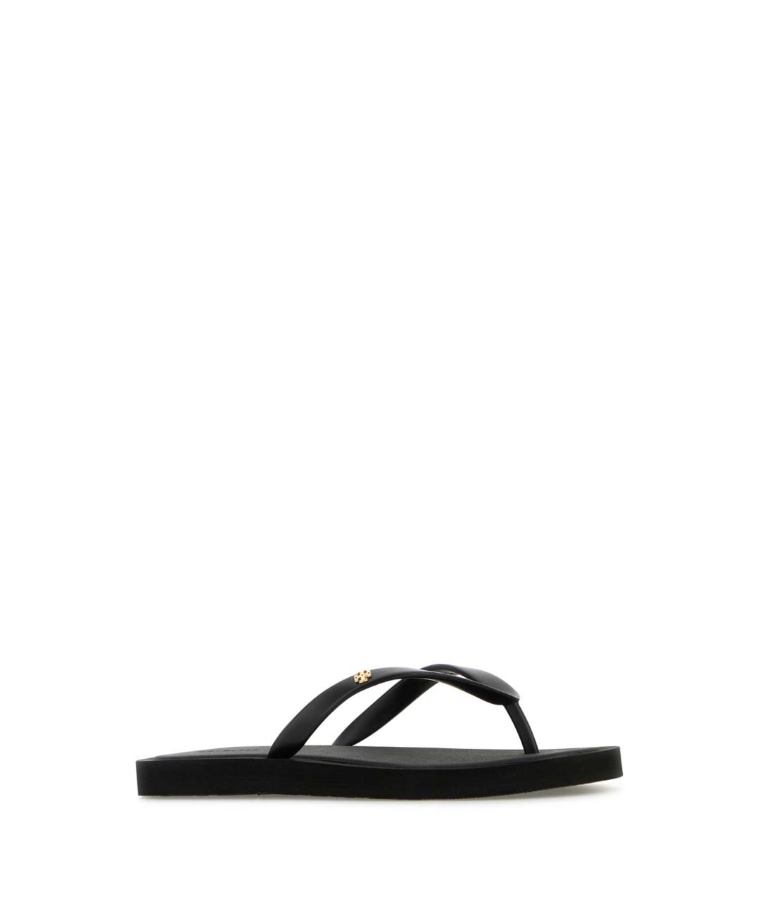 TORY BURCH Черные шлепанцы, фото 2