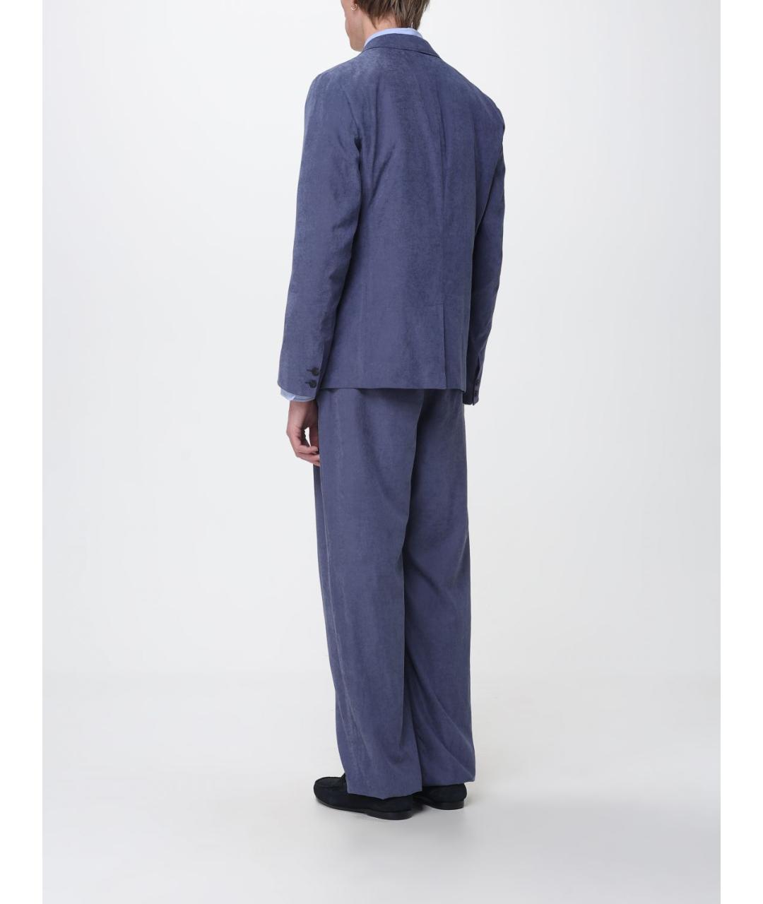 EMPORIO ARMANI Синий классический костюм, фото 3