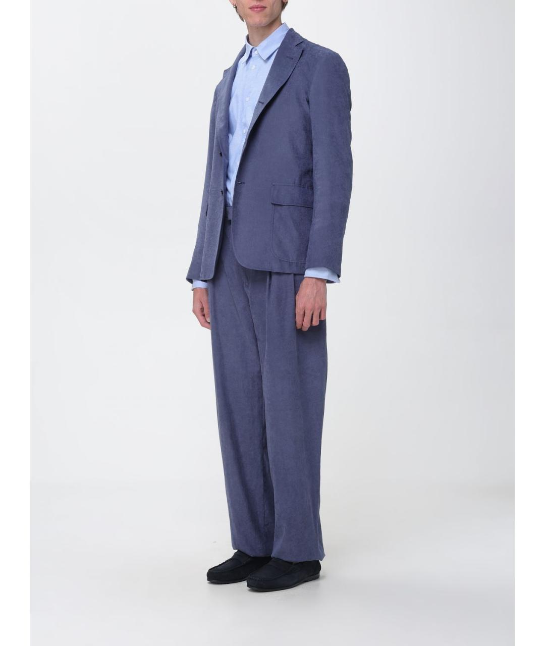 EMPORIO ARMANI Синий классический костюм, фото 4