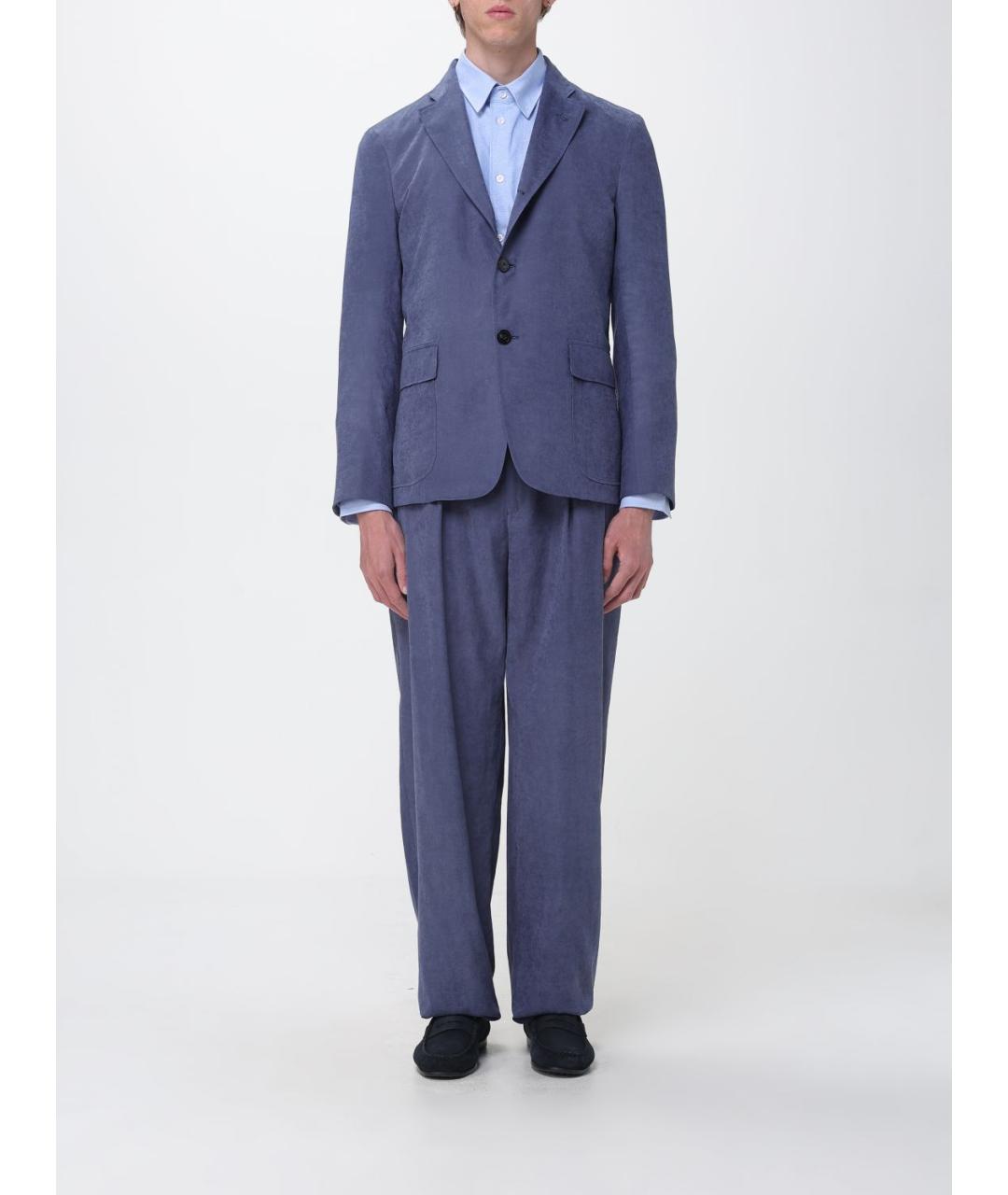 EMPORIO ARMANI Синий классический костюм, фото 7