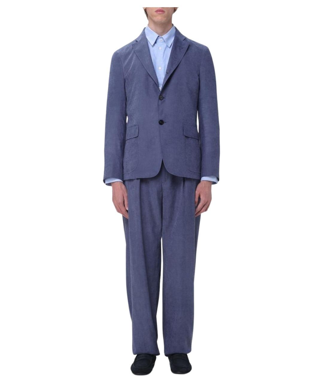 EMPORIO ARMANI Синий классический костюм, фото 1