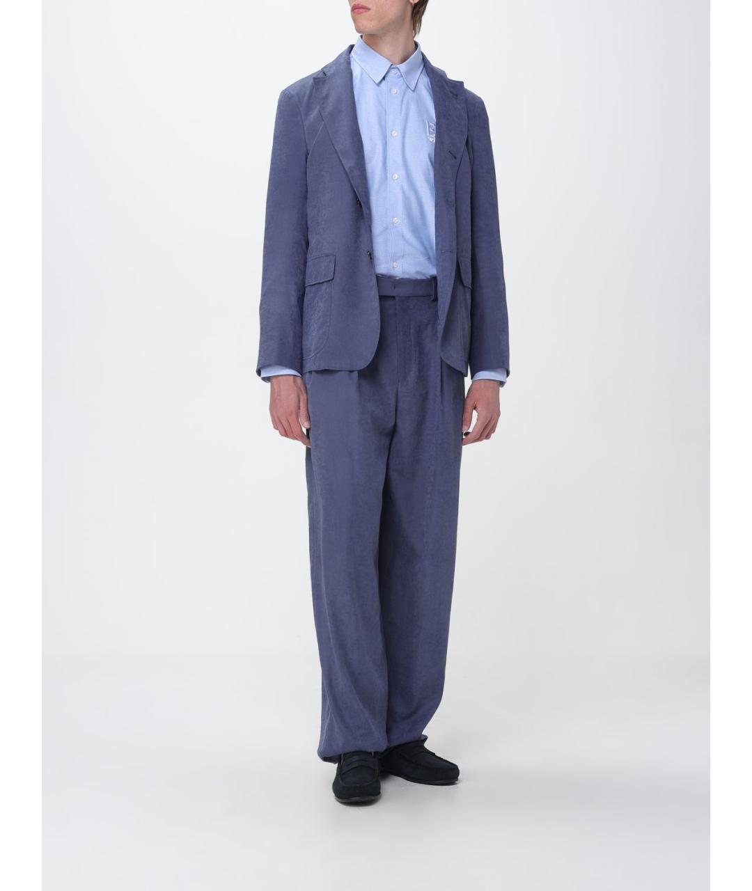 EMPORIO ARMANI Синий классический костюм, фото 2