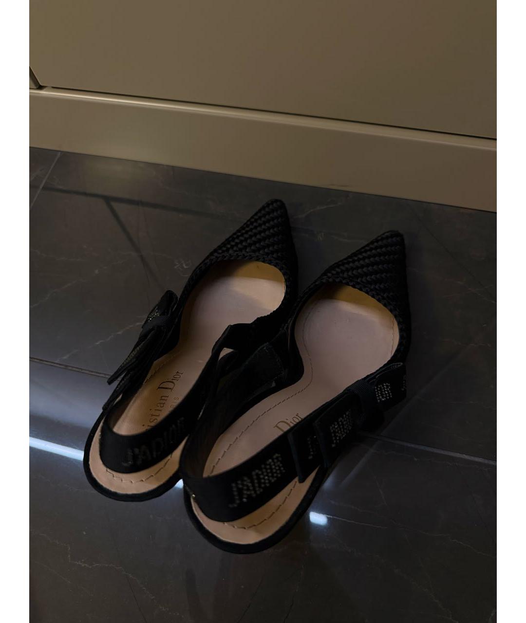 CHRISTIAN DIOR Черные туфли, фото 3