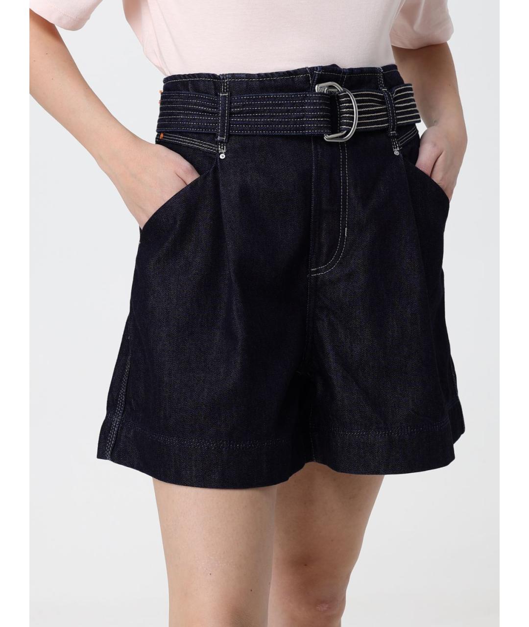 HUGO BOSS Синие хлопковые шорты, фото 4