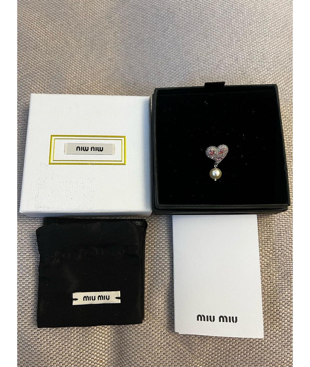 MIU MIU Серебряное кольцо, фото 5