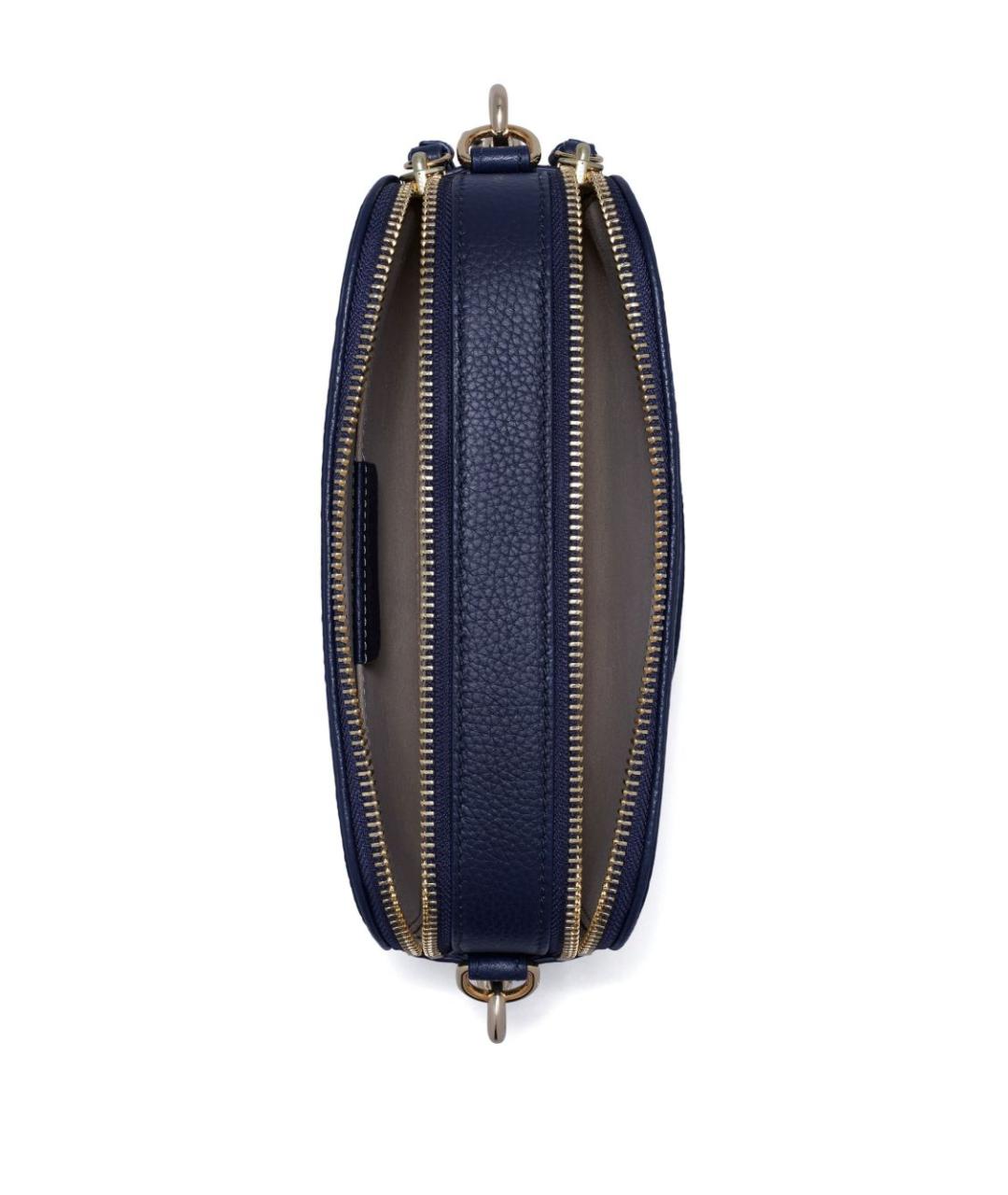 TORY BURCH Синяя кожаная сумка через плечо, фото 2