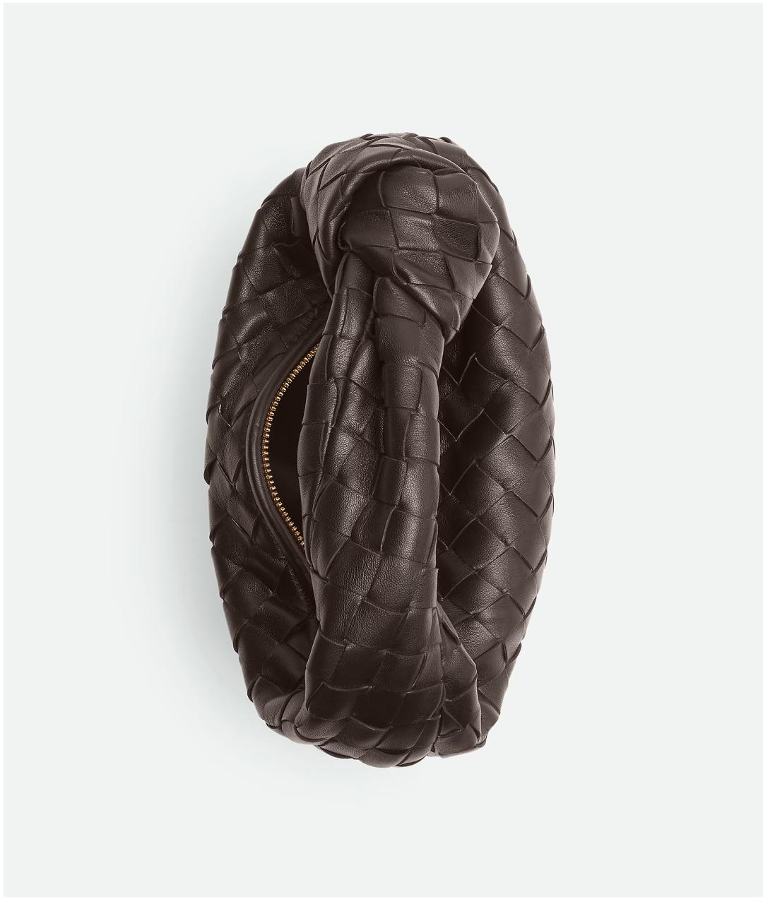 BOTTEGA VENETA Коричневая кожаная сумка через плечо, фото 2