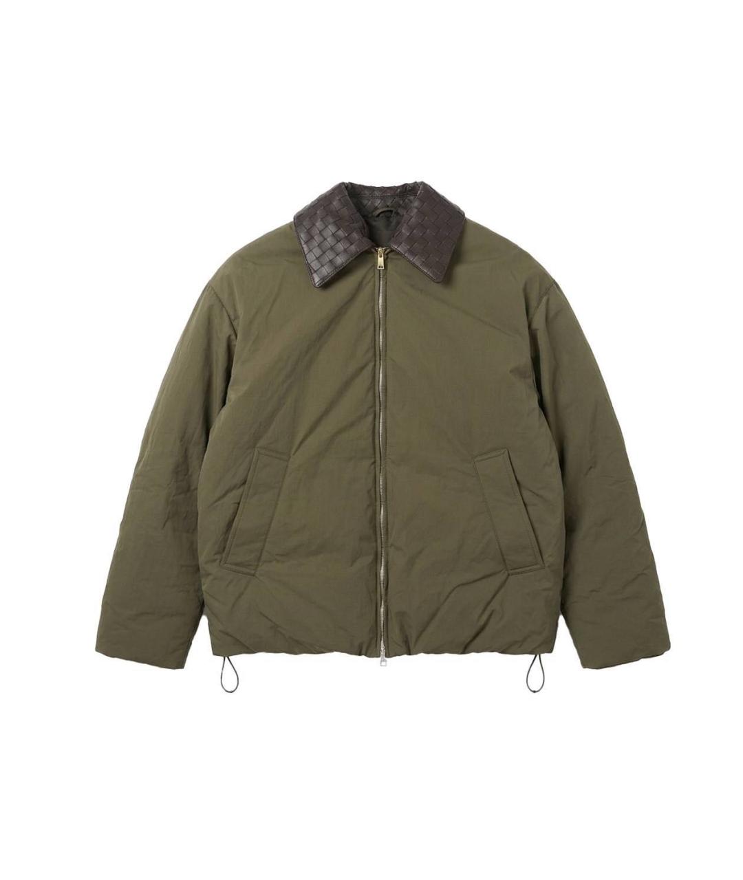 BOTTEGA VENETA Хаки пуховик, фото 4