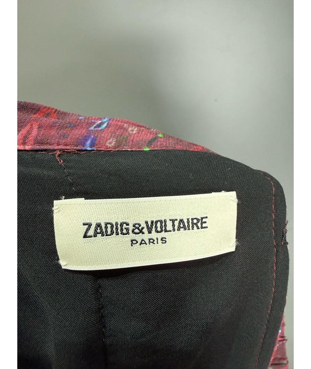 ZADIG & VOLTAIRE Мульти вискозная юбка миди, фото 6