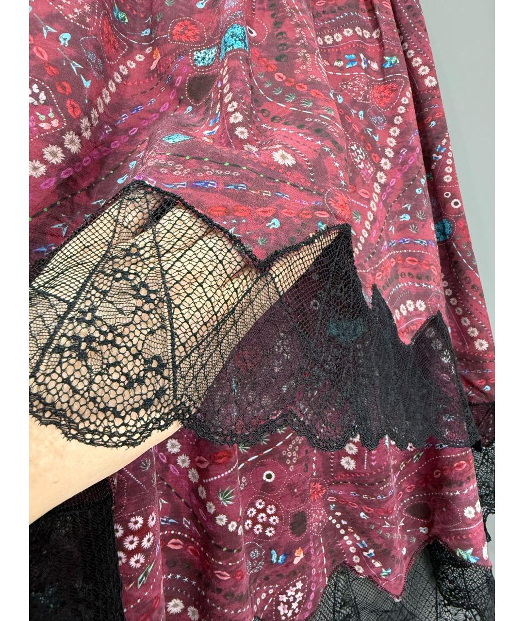 ZADIG & VOLTAIRE Мульти вискозная юбка миди, фото 4