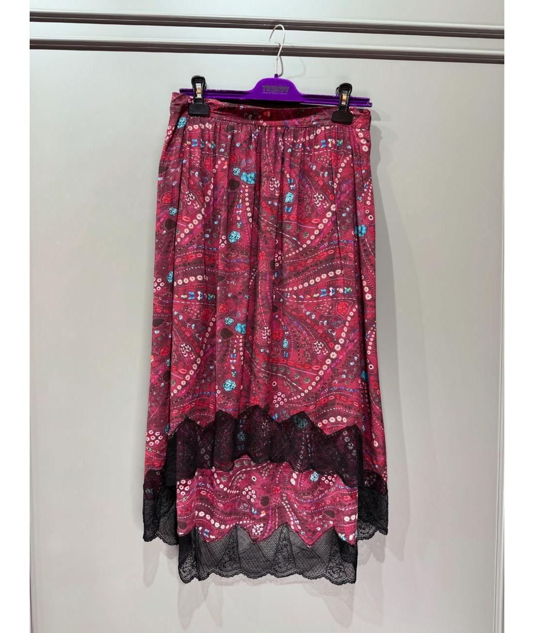 ZADIG & VOLTAIRE Мульти вискозная юбка миди, фото 2