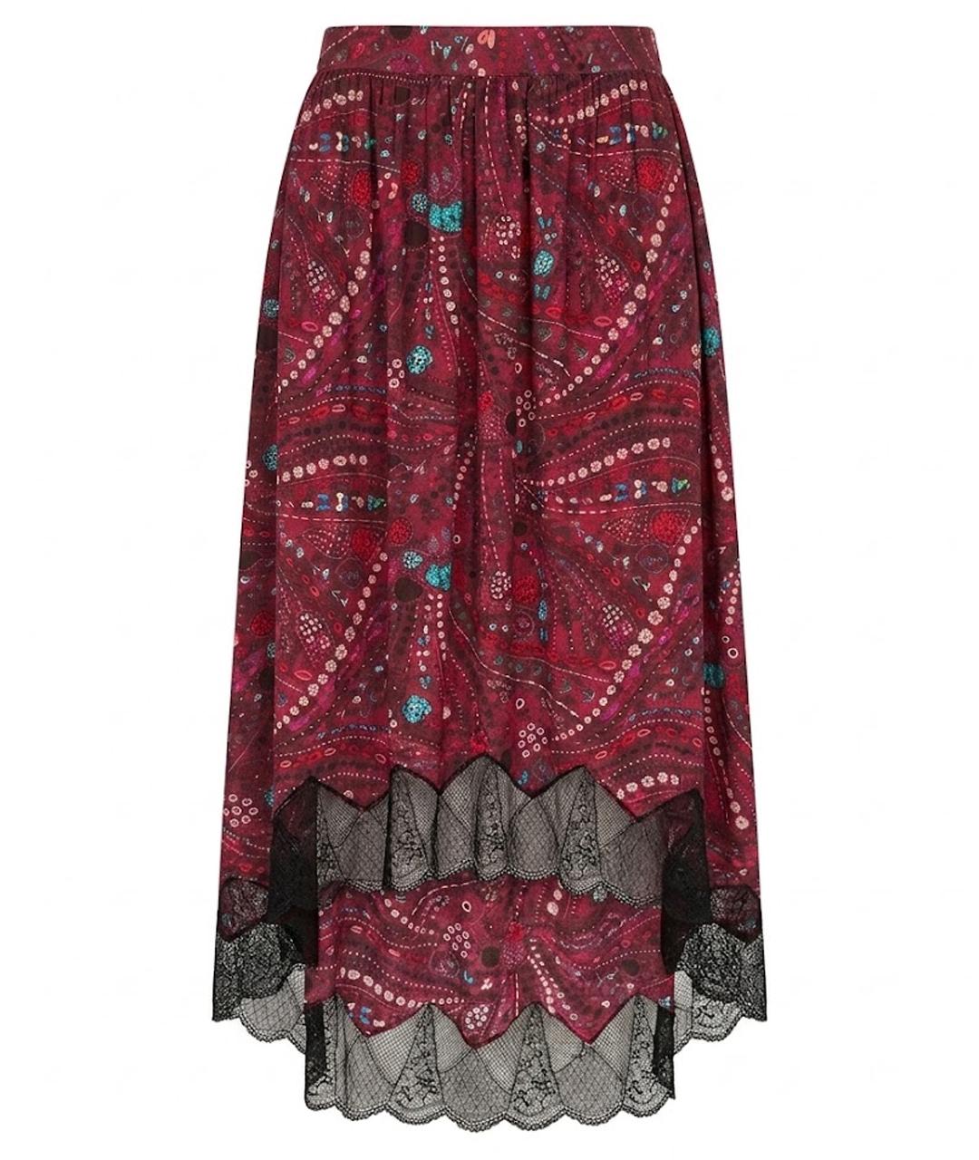 ZADIG & VOLTAIRE Мульти вискозная юбка миди, фото 1