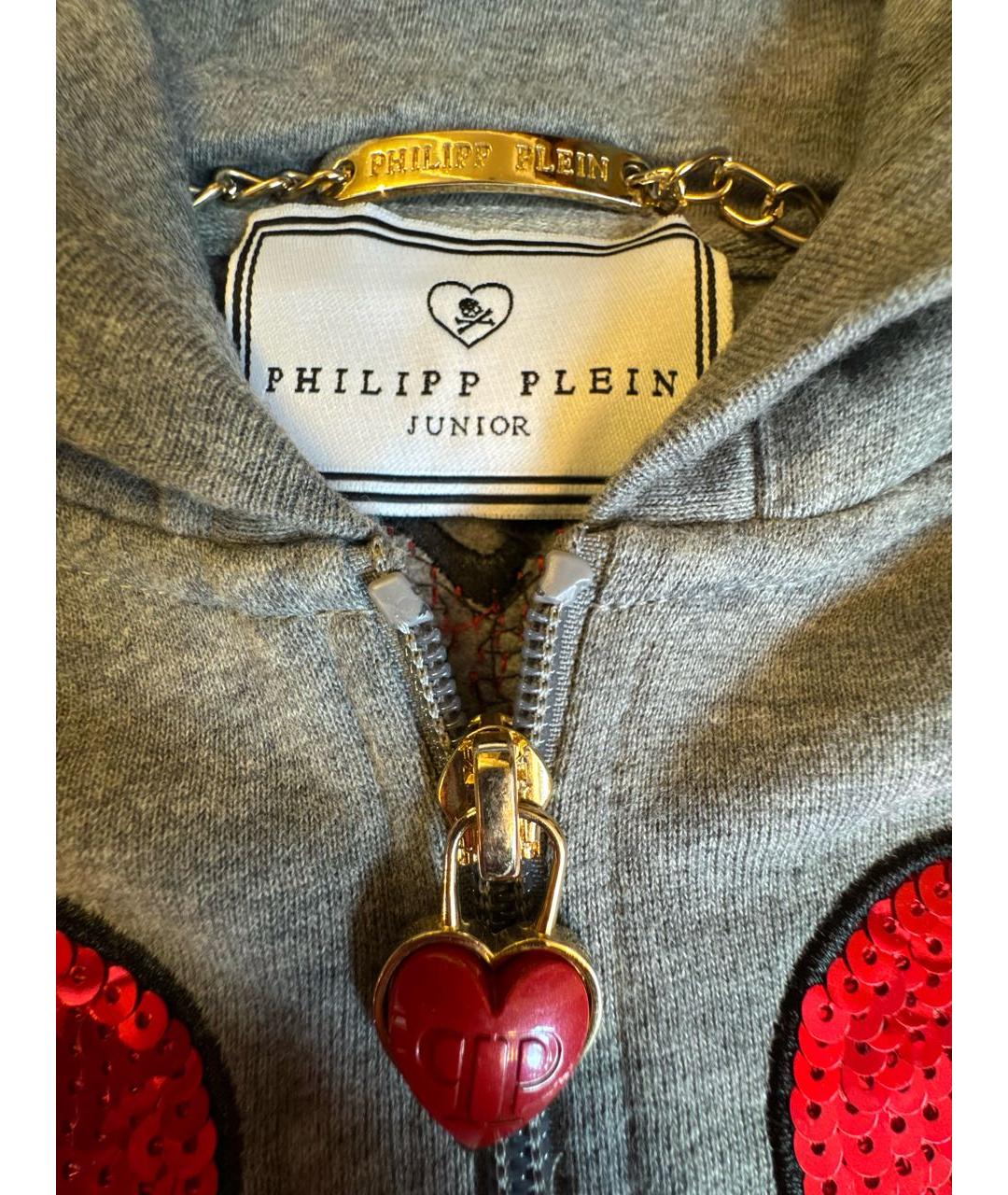 PHILIPP PLEIN Серый жакет / жилет, фото 5