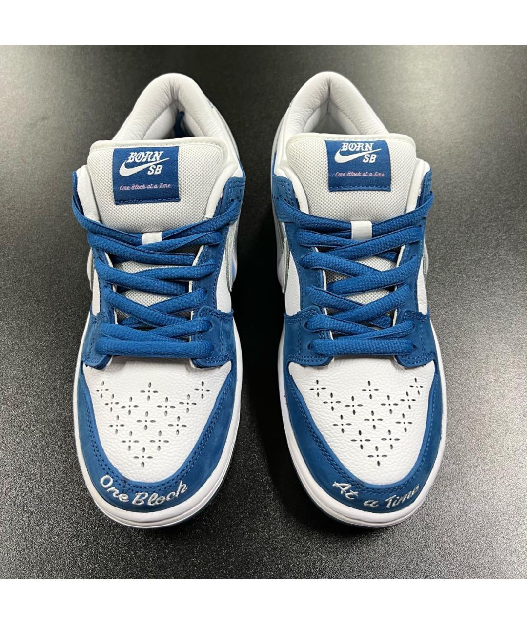 NIKE Синие низкие кроссовки / кеды, фото 2