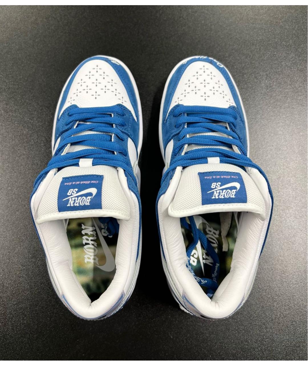 NIKE Синие низкие кроссовки / кеды, фото 3