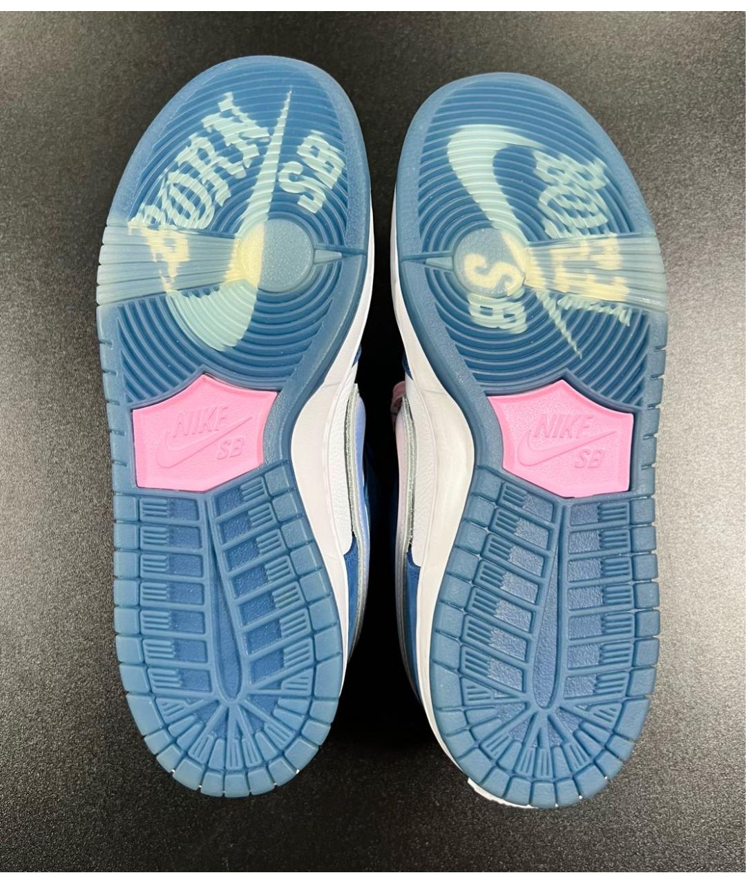 NIKE Синие низкие кроссовки / кеды, фото 8