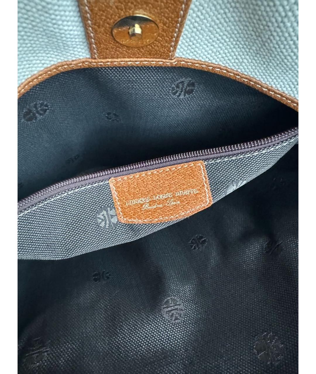 LOEWE Бежевая хлопковая сумка тоут, фото 7